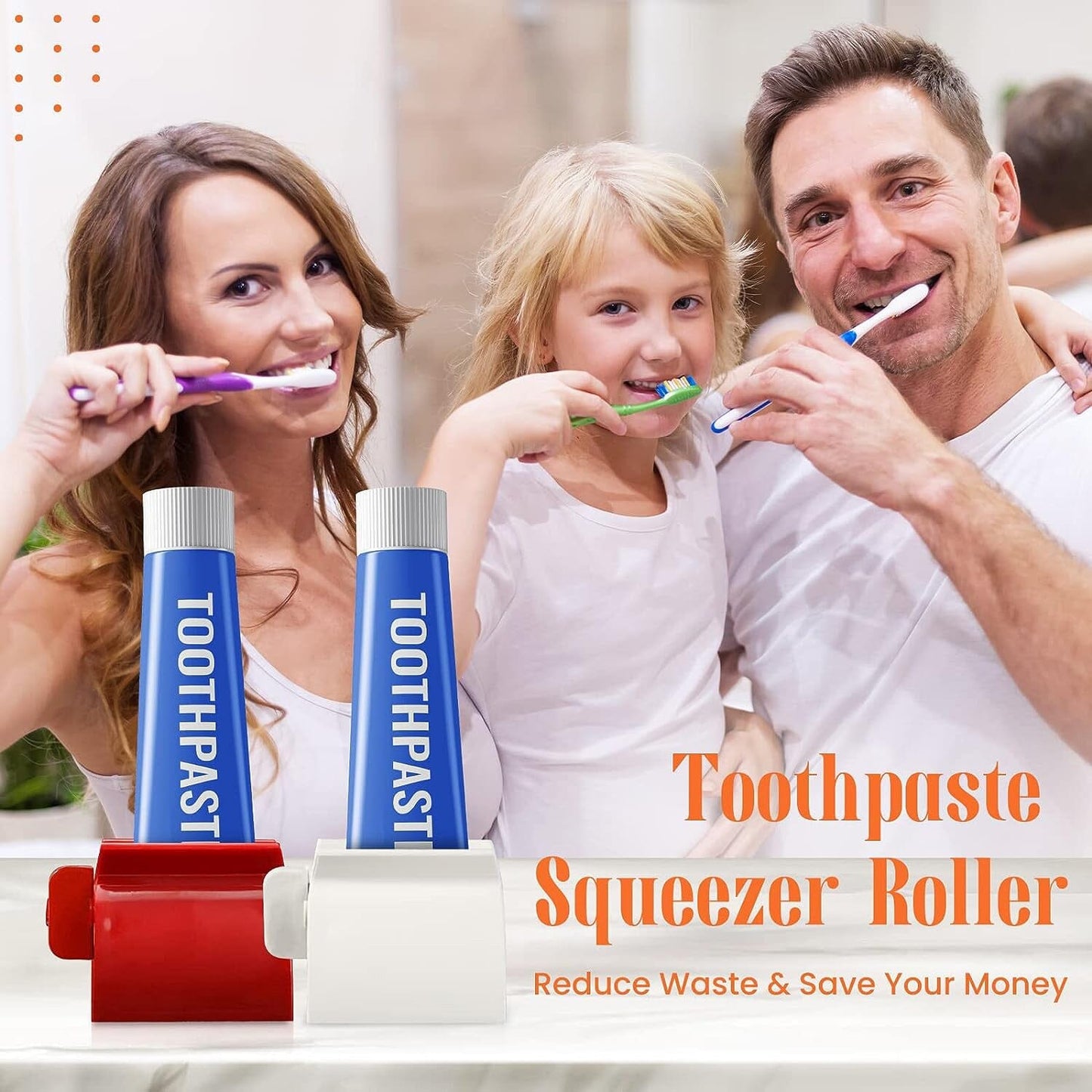 Frendorf | 2er-Pack: Rollender Tube Zahnpasta Quetscher Spender
