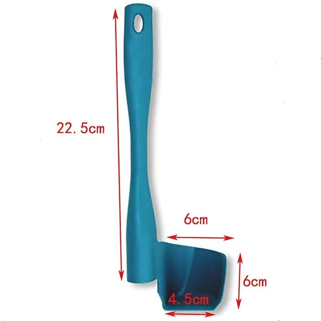 Frendorf | 2er-Pack: Rotary Scraper Rotierender Spatel Portionierer Lebensmittelverarbeiter