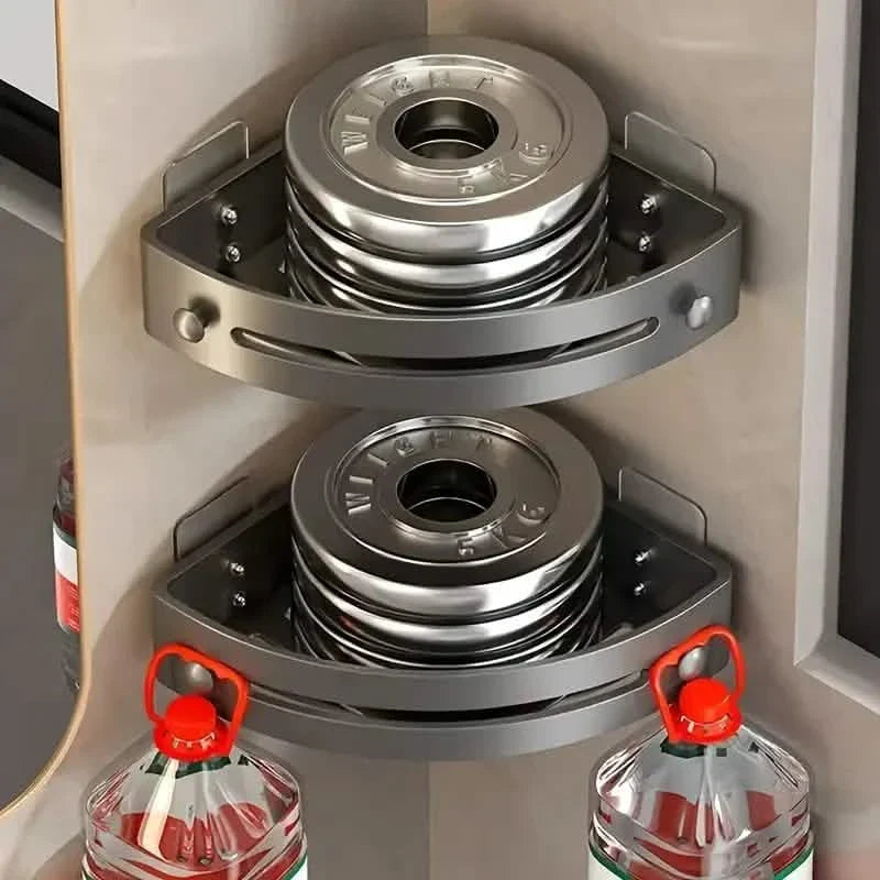 Frendorf | 2-Tier: Rostfreier Eck-Dusch-Caddy, Kleber Wandmontierte Duschregale ohne Bohren