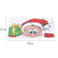 Frendorf | 2-Pack: Weihnachtsmann Elch Shop Hotel Weihnachtsfenster Doppel-Seitiger Glas Aufkleber