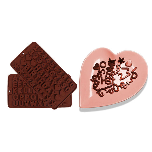 Frendorf | 2er-Pack: Silikon Schokoladen Eis Dekoration Tray