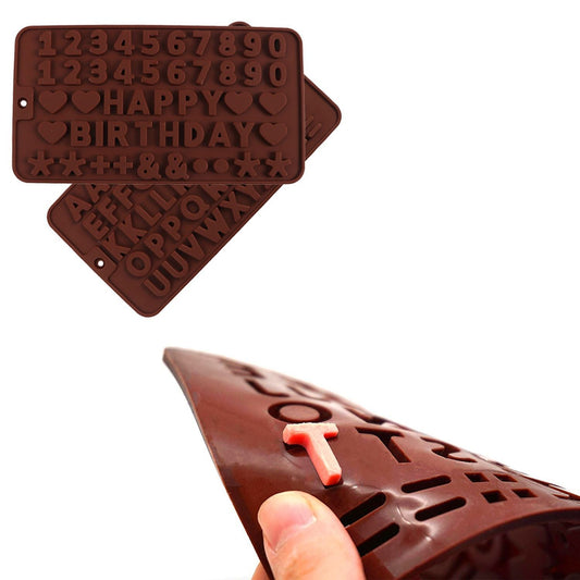 Frendorf | 2er-Pack: Silikon Schokoladen Eis Dekoration Tray