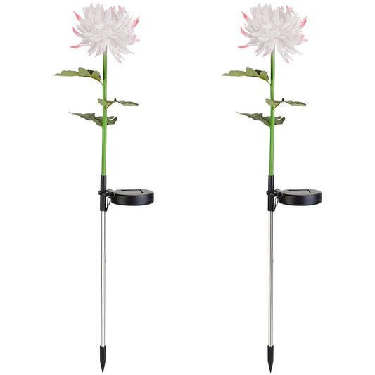 Frendorf | 2-Pack: Solar LED Chrysanthemenlichter