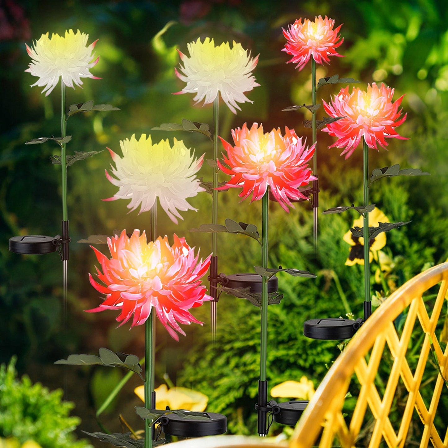 Frendorf | 2-Pack: Solar LED Chrysanthemenlichter