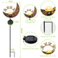 Frendorf | 2er-Pack: Solarbetriebene Glas-Globus-Stehlampe