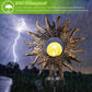 Frendorf | 2er-Pack: Solarbetriebene Glas-Globus-Stehlampe
