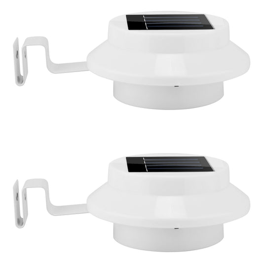 Frendorf | 2er-Pack: Solarbetriebene Dachrinnenlichter