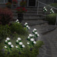 Frendorf | 2-Pack: Solarbetriebene Rosenblume LED Dekorationslampe