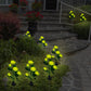 Frendorf | 2-Pack: Solarbetriebene Rosenblume LED Dekorationslampe