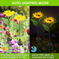 Frendorf | 2er-Pack: Solarbetriebene Sonnenblumenlichter LED Dekorative Stehlampe