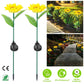 Frendorf | 2er-Pack: Solarbetriebene Sonnenblumenlichter LED Dekorative Stehlampe