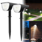 Frendorf | 2-Pack: Solarek 32 LEDs Solar Landschafts-Scheinwerfer