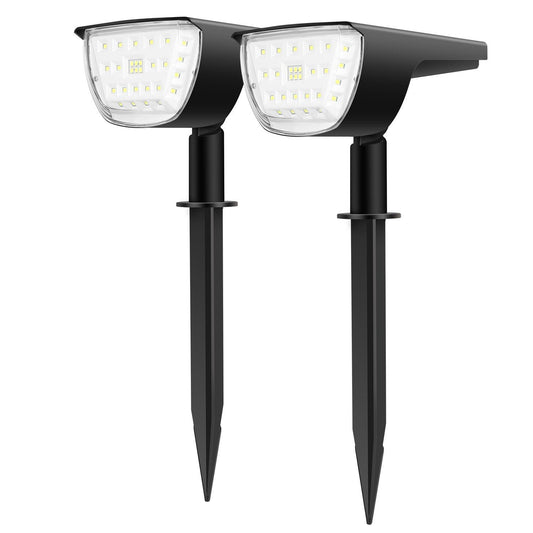 Frendorf | 2-Pack: Solarek 32 LEDs Solar Landschafts-Scheinwerfer