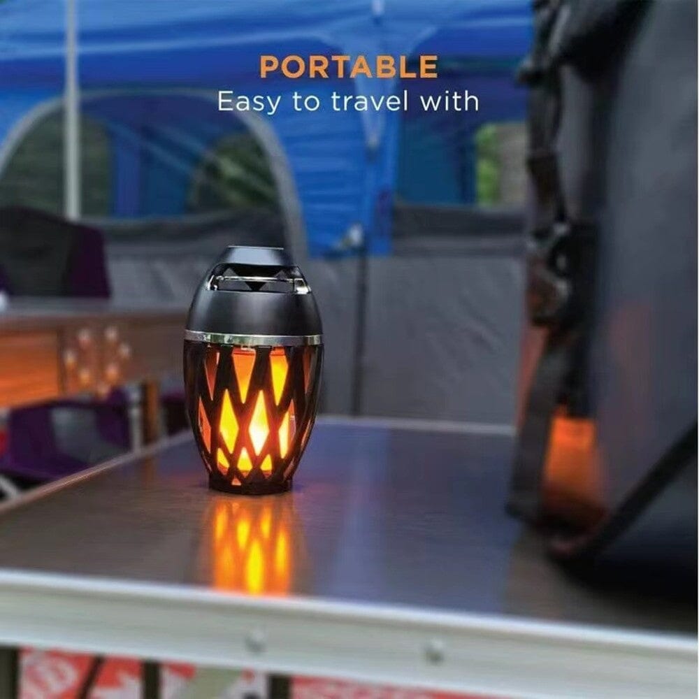 Frendorf | 2-Pack: Tiki LED-Flamme Bluetooth-Lautsprecher mit Stangen