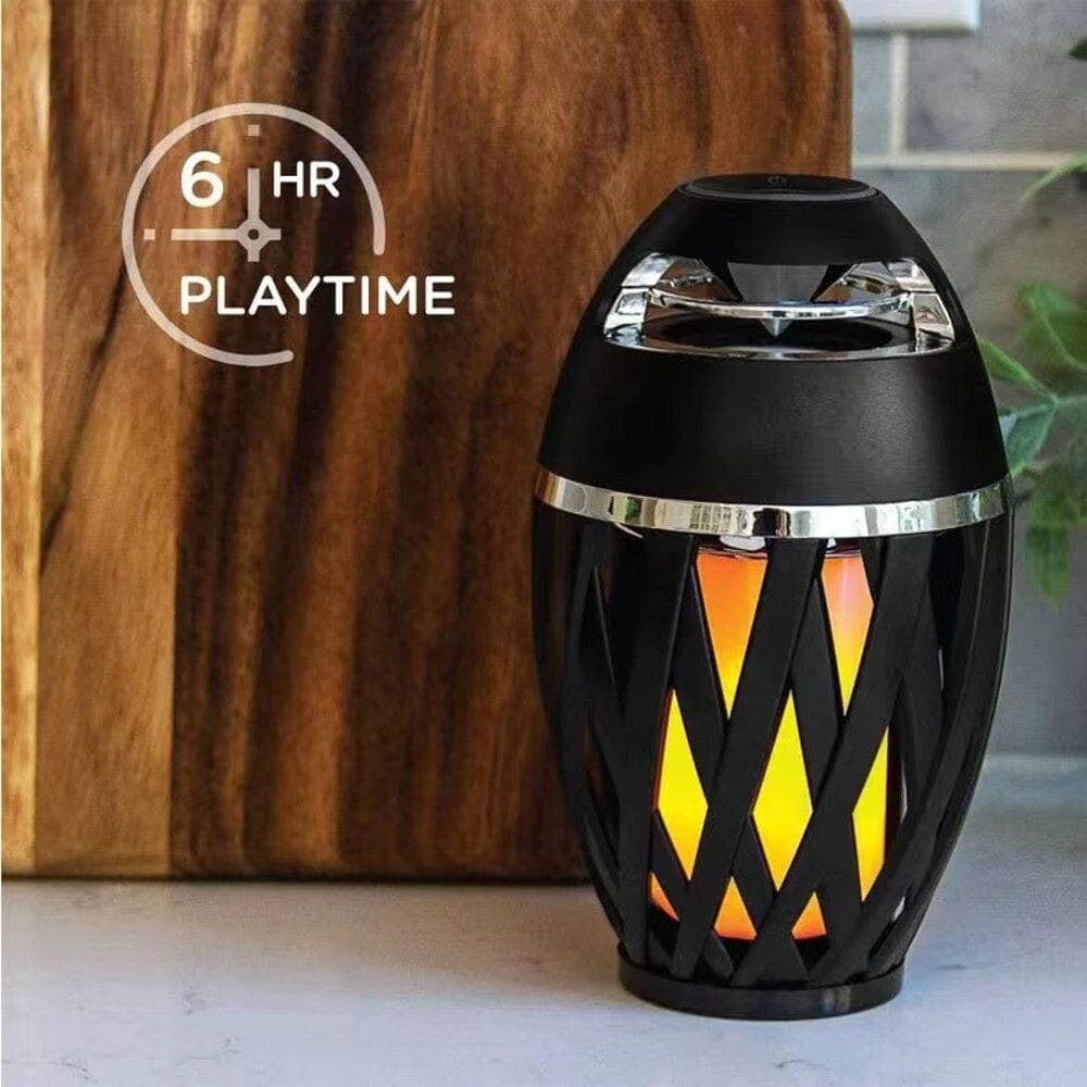 Frendorf | 2-Pack: Tiki LED-Flamme Bluetooth-Lautsprecher mit Stangen
