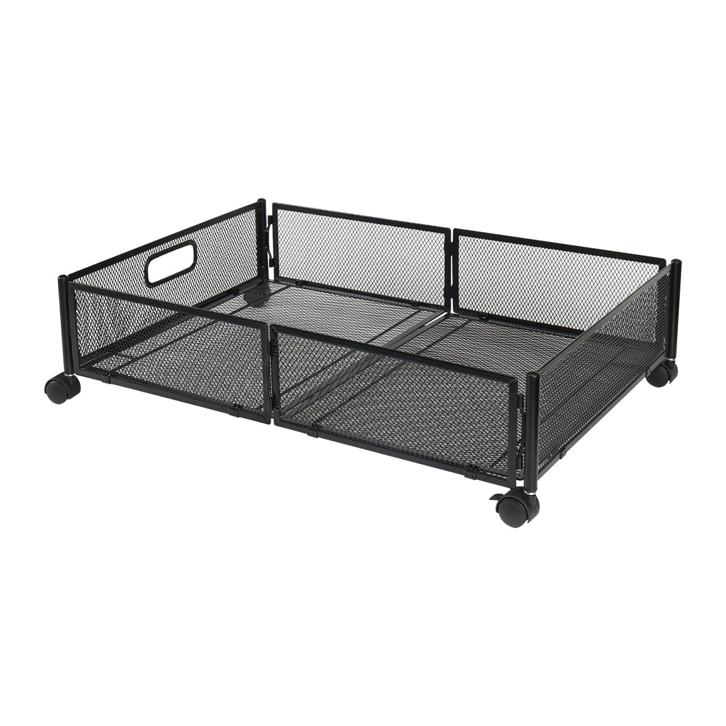 Frendorf | 2er-Pack: Unterbett Aufbewahrungsbehälter faltbar Rollcontainer