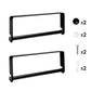 Frendorf | 2-Pack: Wandmontierter Papierhandtuchhalter Unter dem Schrank
