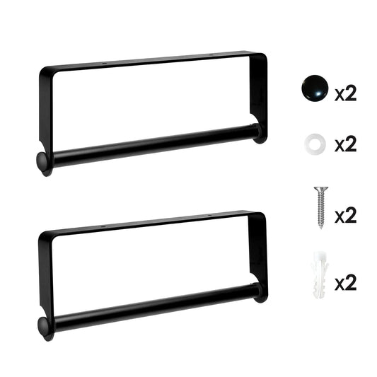 Frendorf | 2-Pack: Wandmontierter Papierhandtuchhalter Unter dem Schrank