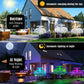 Frendorf | 2-Pack: Wasserdichtes Solar-Quallen-Fasern-Optiklicht