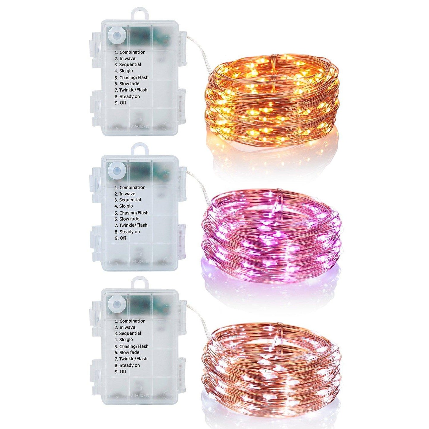 Frendorf | 2-teil: 100LED Perlen Lichterkette