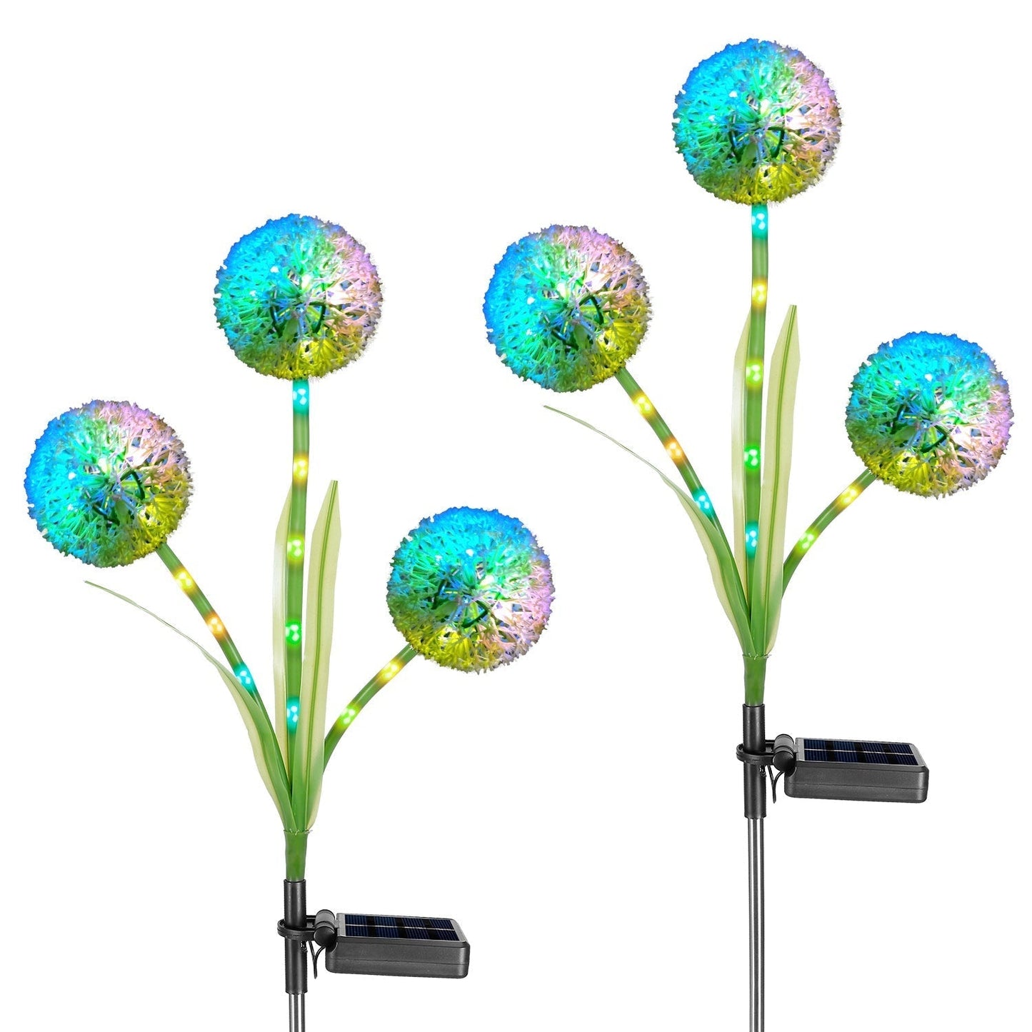 Frendorf | 2-Teilig: 36 LED Löwenzahn Solarlichter