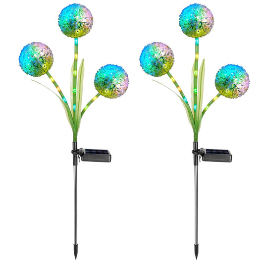 Frendorf | 2-Teilig: 36 LED Löwenzahn Solarlichter
