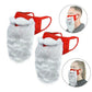 Frendorf | 2-Teilig: Erwachsene Lustige Cosplay Santa Claus Maske Gesicht