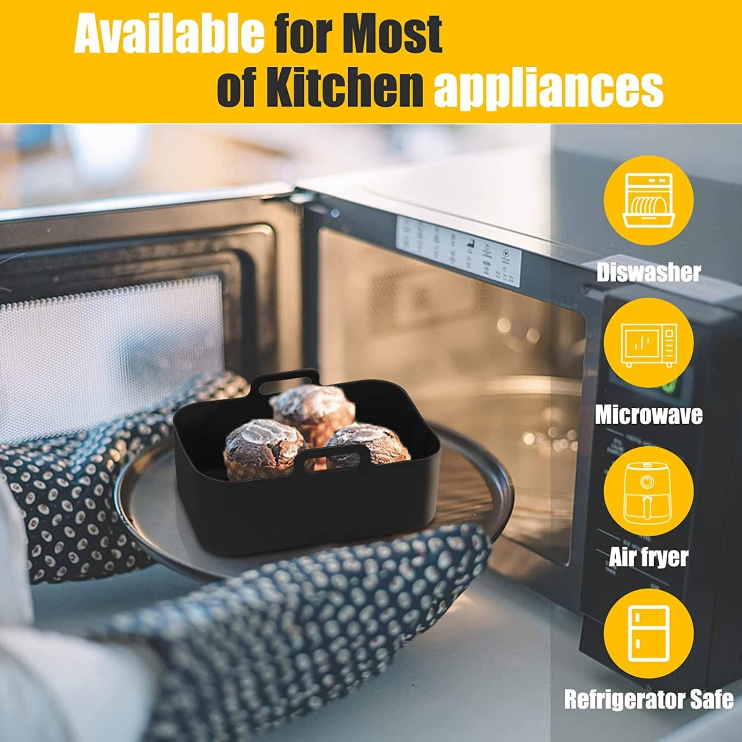 Frendorf | 2-Teilig: Air Fryer Silikon Topf