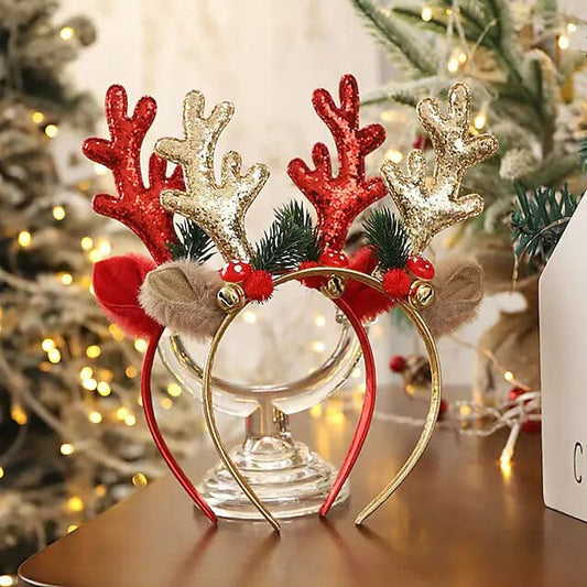 Frendorf | 2-Teilig: Weihnachtsrehgeweihglockenkopfbügel