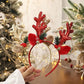 Frendorf | 2-Teilig: Weihnachtsrehgeweihglockenkopfbügel
