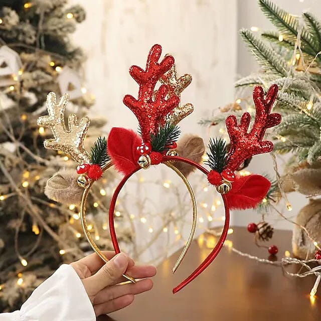 Frendorf | 2-Teilig: Weihnachtsrehgeweihglockenkopfbügel