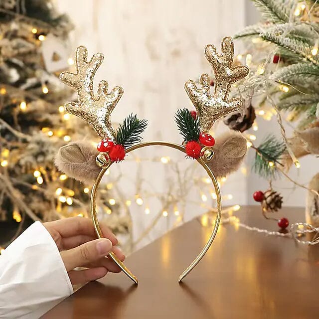 Frendorf | 2-Teilig: Weihnachtsrehgeweihglockenkopfbügel
