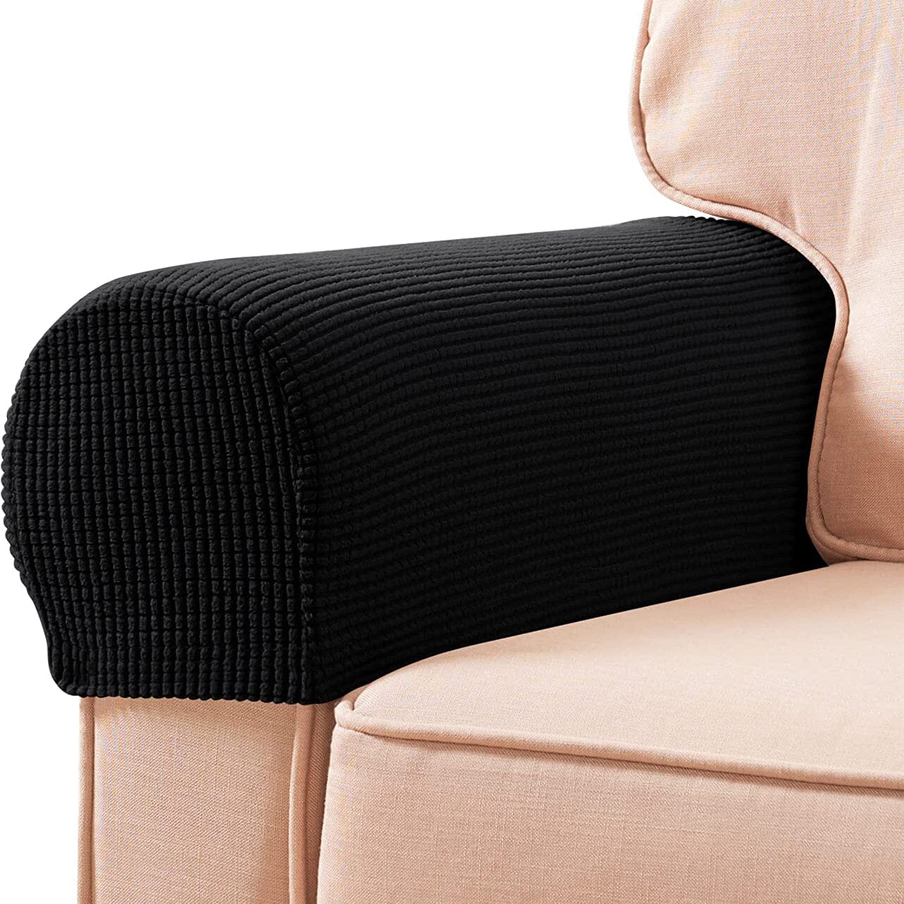 Frendorf | 2-Teilig: Jacquard Sofa Armlehne Bezug
