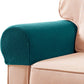 Frendorf | 2-Teilig: Jacquard Sofa Armlehne Bezug