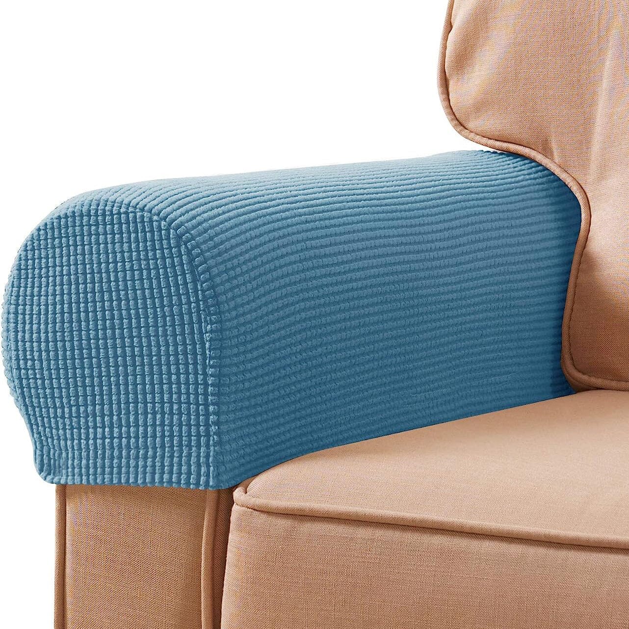 Frendorf | 2-Teilig: Jacquard Sofa Armlehne Bezug