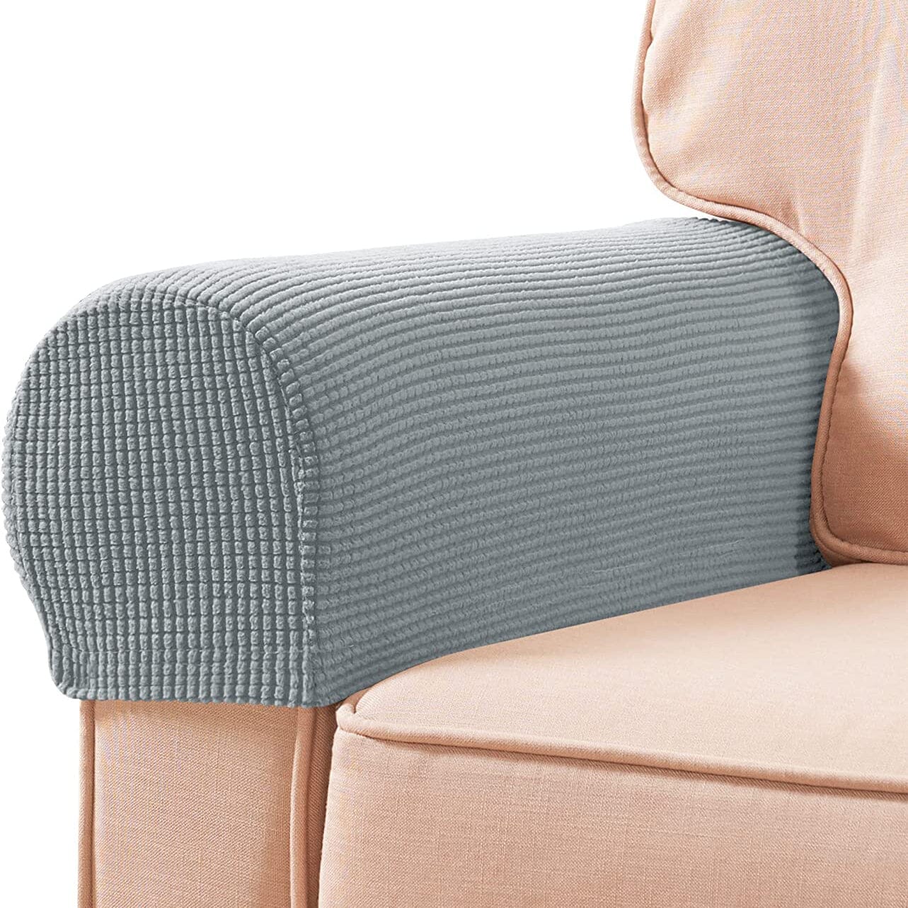 Frendorf | 2-Teilig: Jacquard Sofa Armlehne Bezug