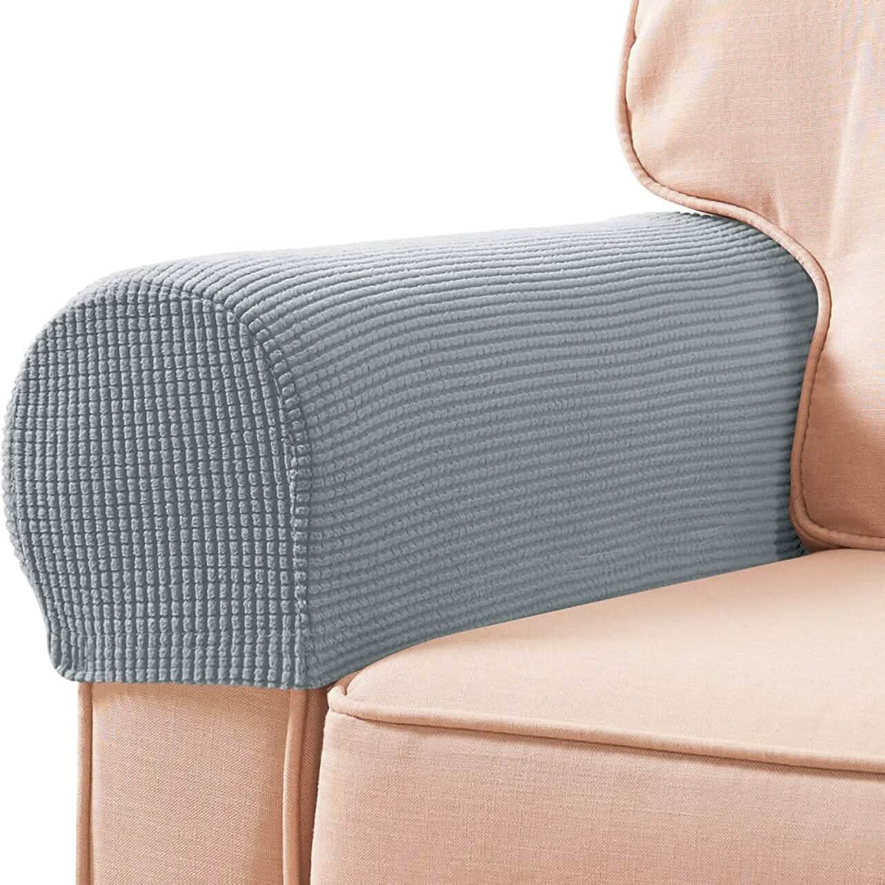 Frendorf | 2-teilige: Jacquard Sofa Armlehne Abdeckung