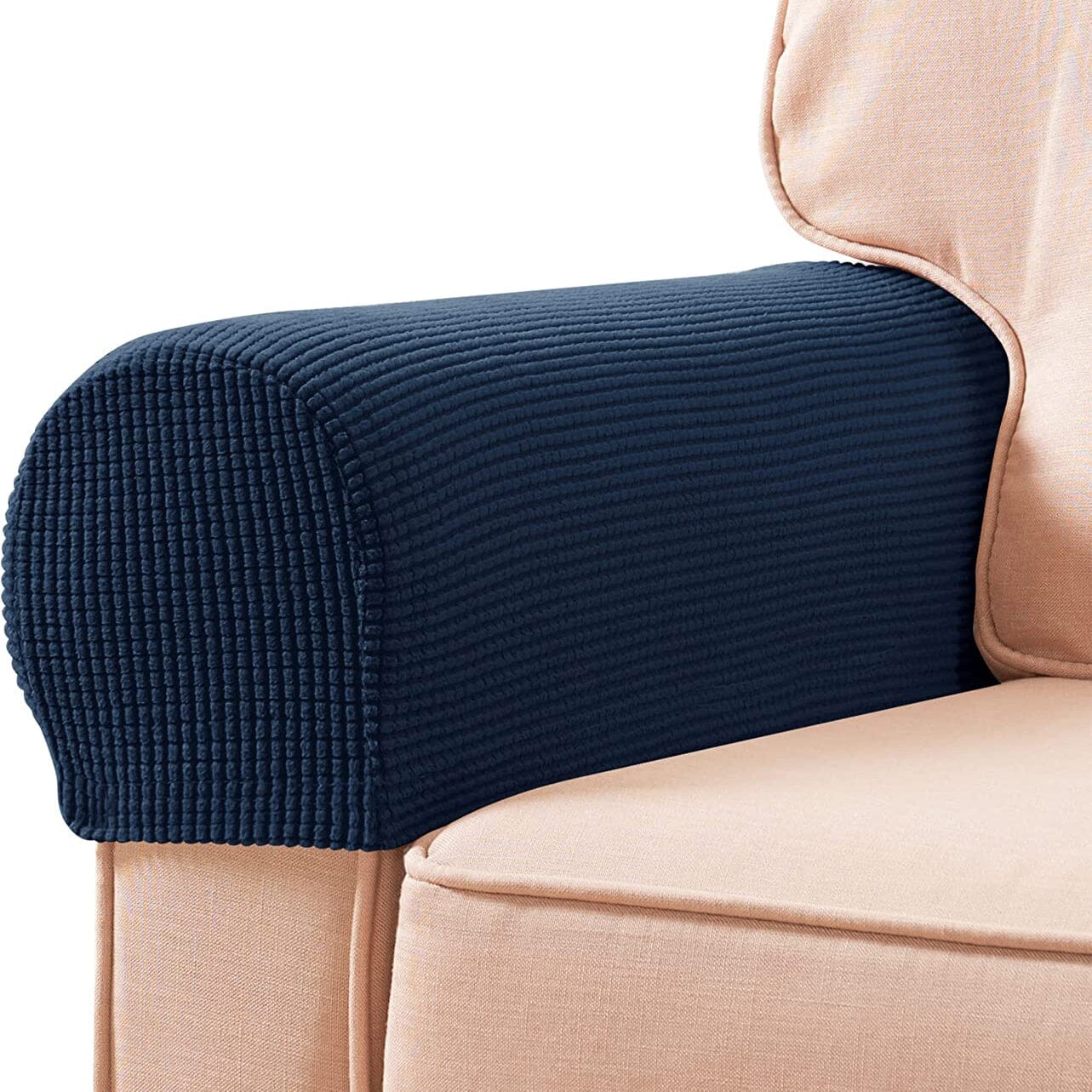 Frendorf | 2-Teilig: Jacquard Sofa Armlehne Bezug