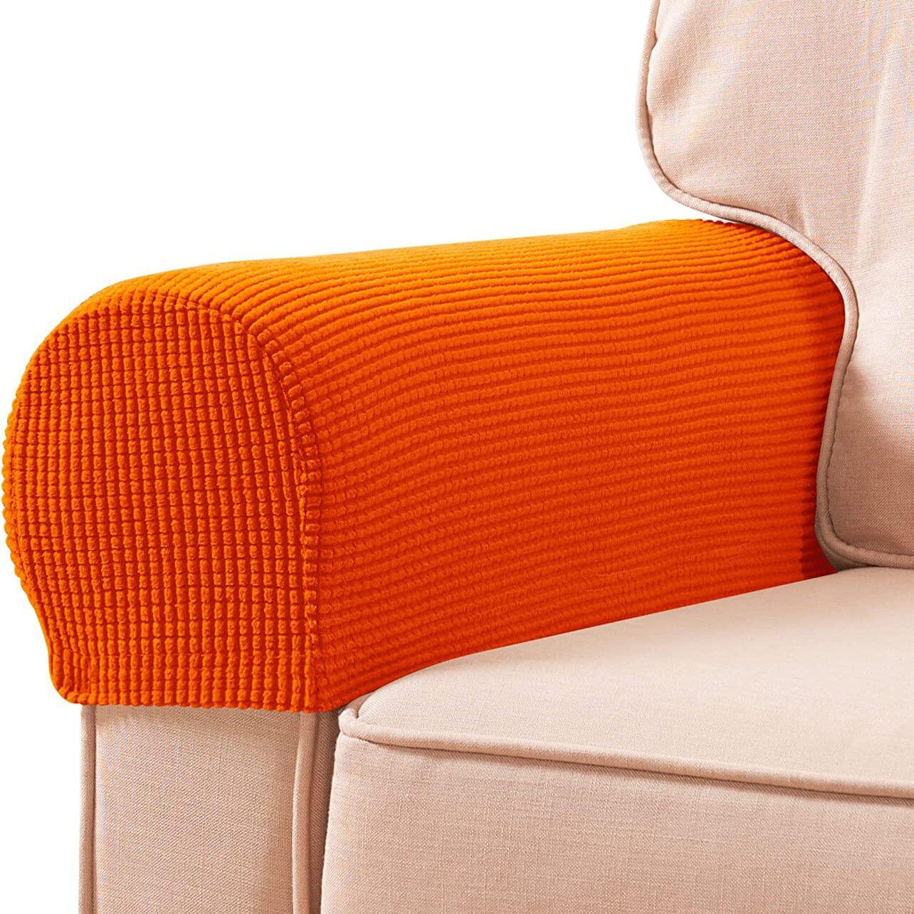 Frendorf | 2-Teilig: Jacquard Sofa Armlehne Bezug