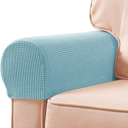 Frendorf | 2-Teilig: Jacquard Sofa Armlehne Bezug