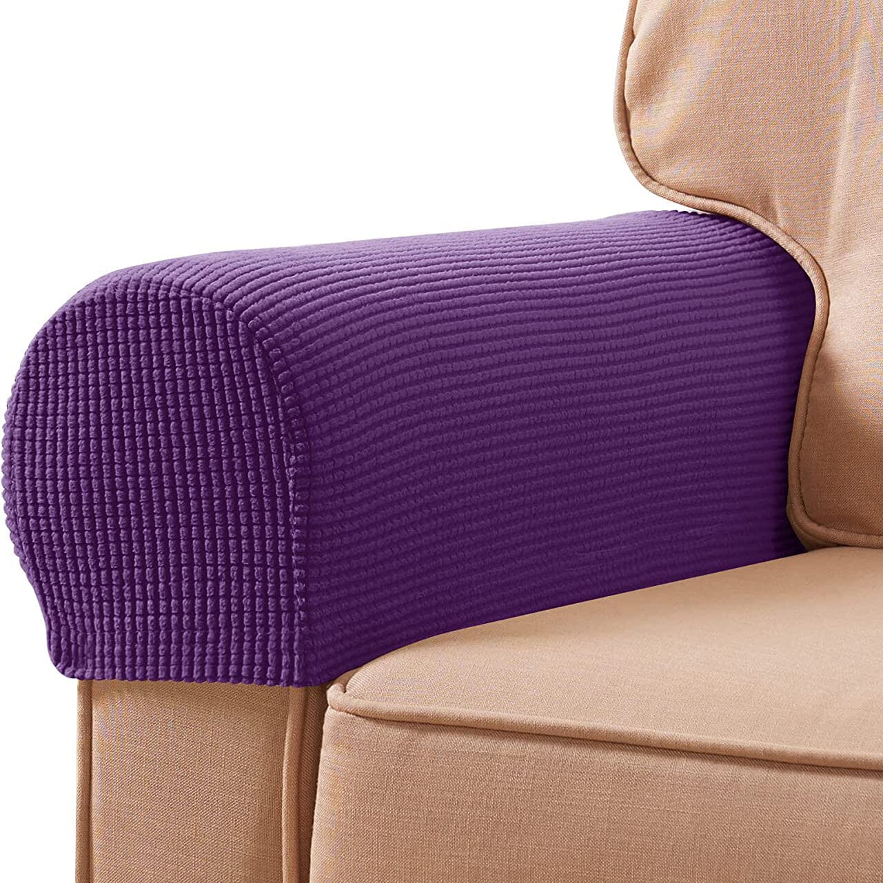 Frendorf | 2-Teilig: Jacquard Sofa Armlehne Bezug