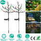 Frendorf | 2-teilige: Outdoor Solar Licht Kirschblüten Blumen Landschaft Licht