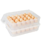Frendorf | 2-Teilig: Plastik-Ei-Halter Stapelbare Eierlager-Box