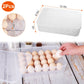 Frendorf | 2-Teilig: Plastik-Ei-Halter Stapelbare Eierlager-Box