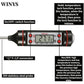 Frendorf | 2-teiliger Satz: Multifunktionales Thermometer-Stift mit hoher Genauigkeit und sofortiger Ablesung
