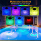Frendorf | 2-Teilig: Solar Powered LED Pool Licht Farbverlauf Mehrfarbig Wechselnd