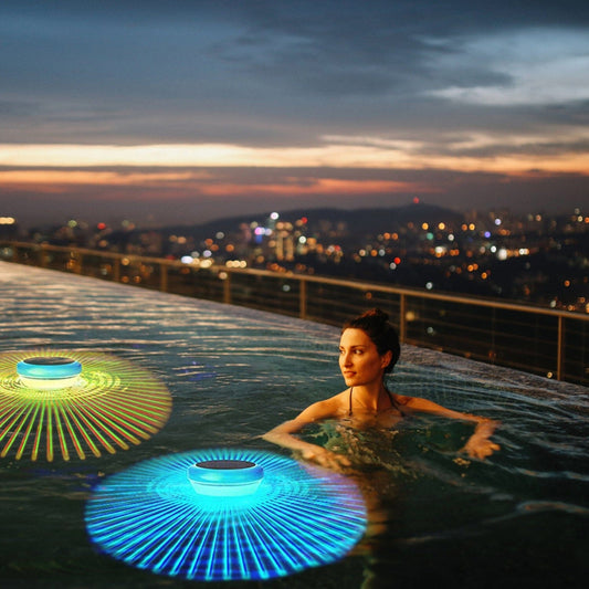 Frendorf | 2-Teilig: Solar Powered LED Pool Licht Farbverlauf Mehrfarbig Wechselnd