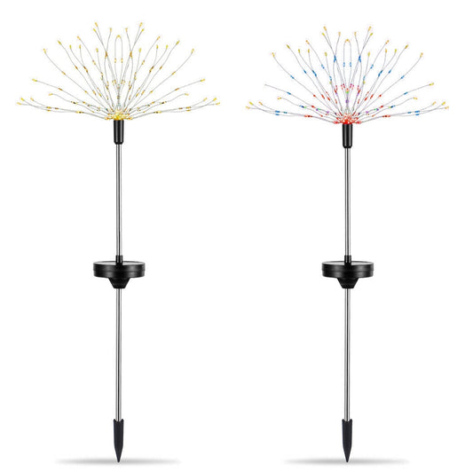 Frendorf | 2-Teilig: Solarbetriebene Sternenburst Gartenlichter