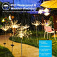 Frendorf | 2-Teilig: Solarbetriebene Sternenburst Gartenlichter