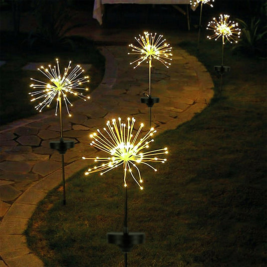 Frendorf | 2-Teilig: Solarbetriebene Sternenburst Gartenlichter